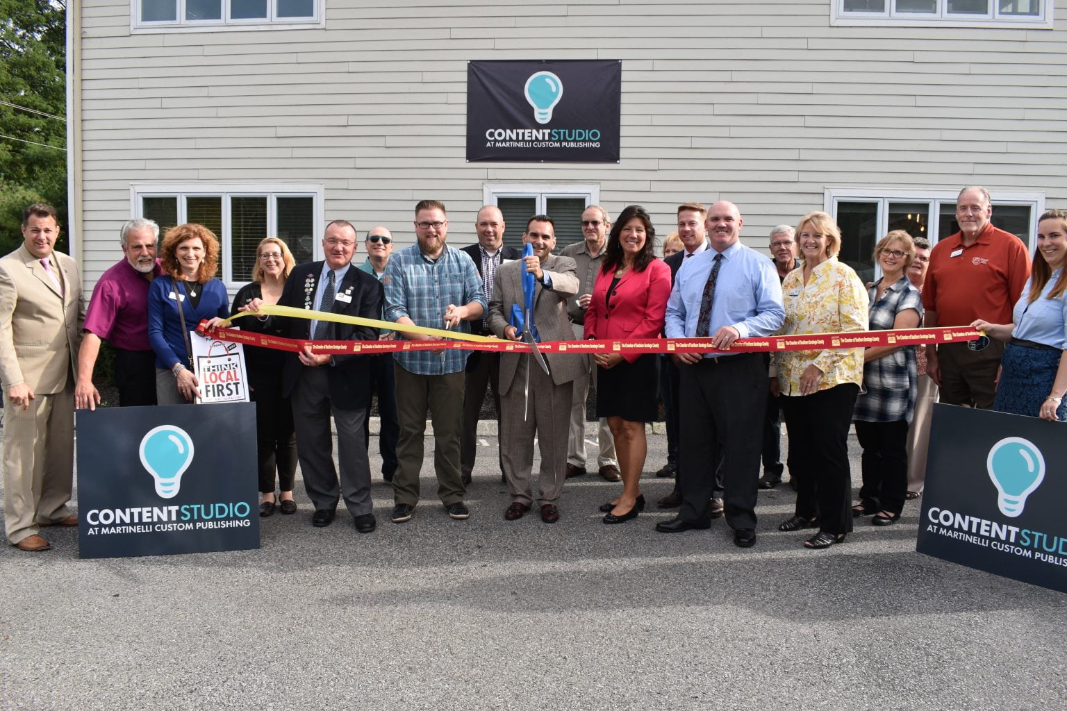 Content Studio and Dutchess County Regional Chamber of Commerce Ribbon Cutting