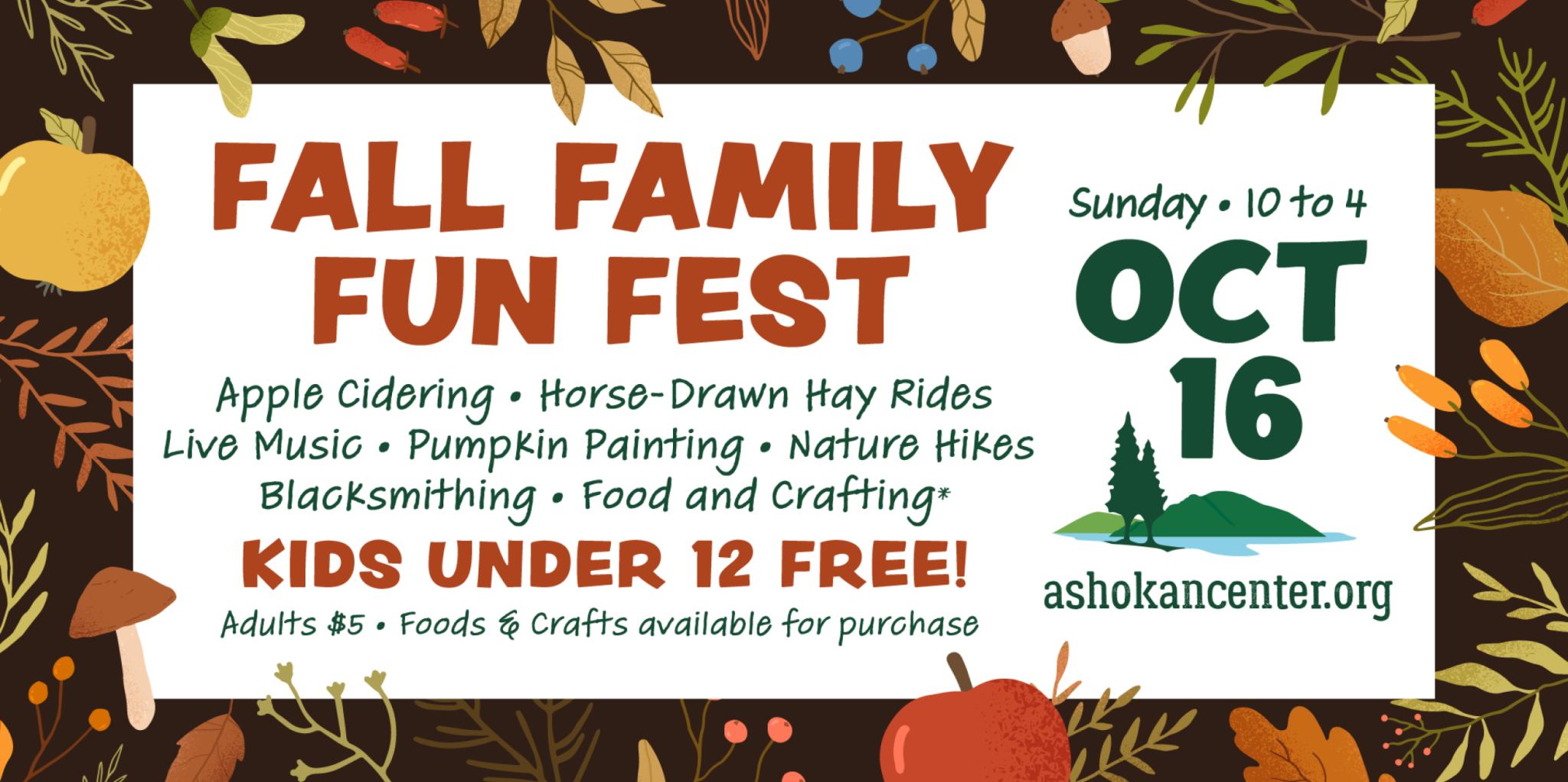 Ashokan Center Fall Family Fun Fest Content Studio